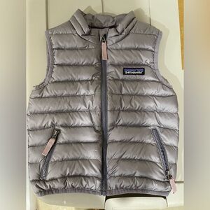Patagonia Dusty Purple Puffer Vest, kids size 2T